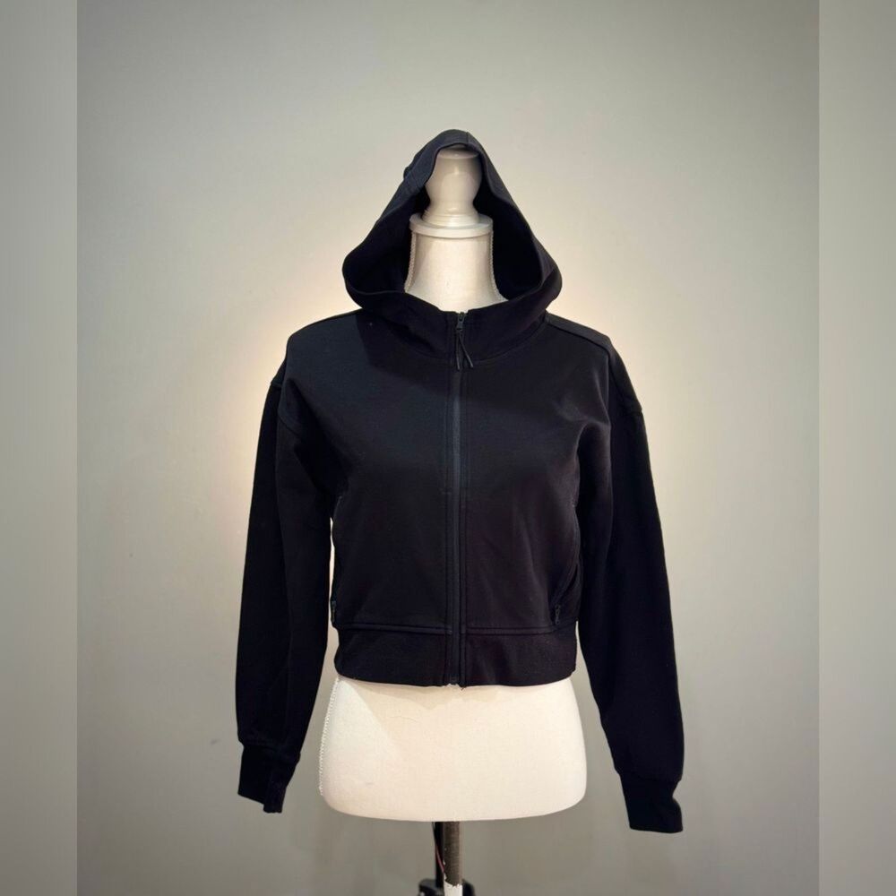 Girls' Black Old Navy Dynamic Fleece Hoodie Size XL (14-16) Like New